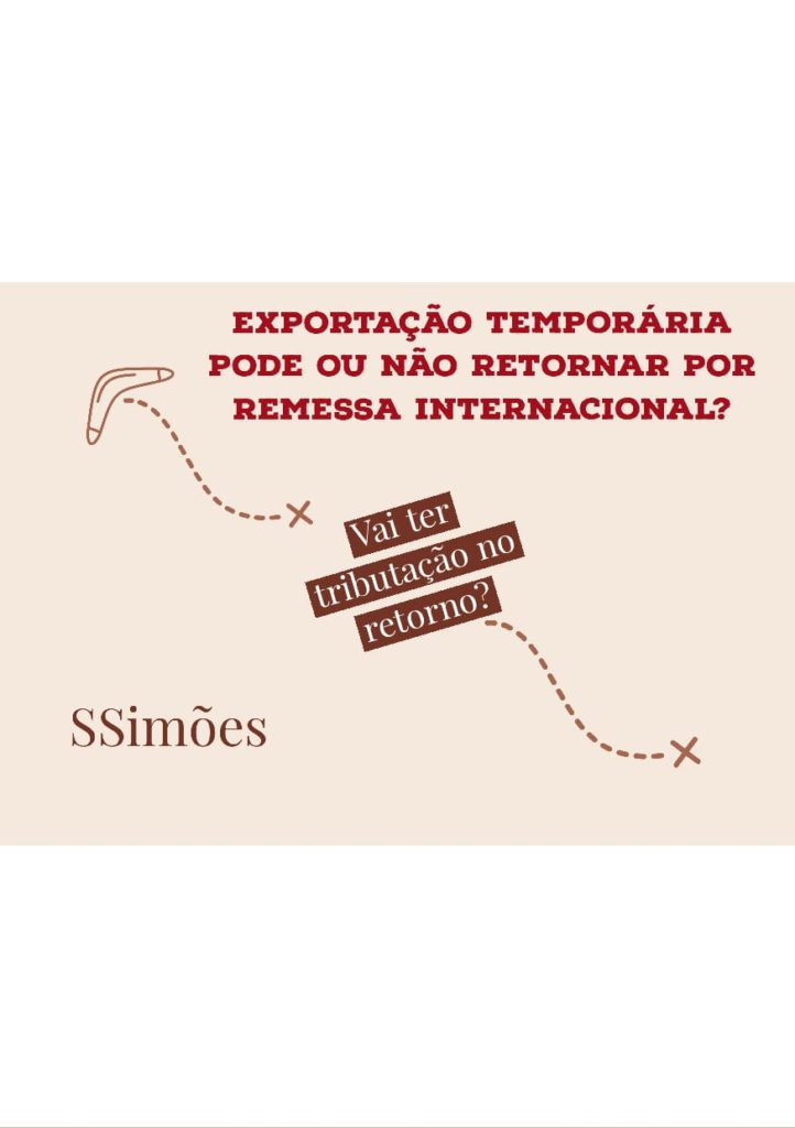 <strong>Exportação temporária na remessa expressa, é possível?</strong>